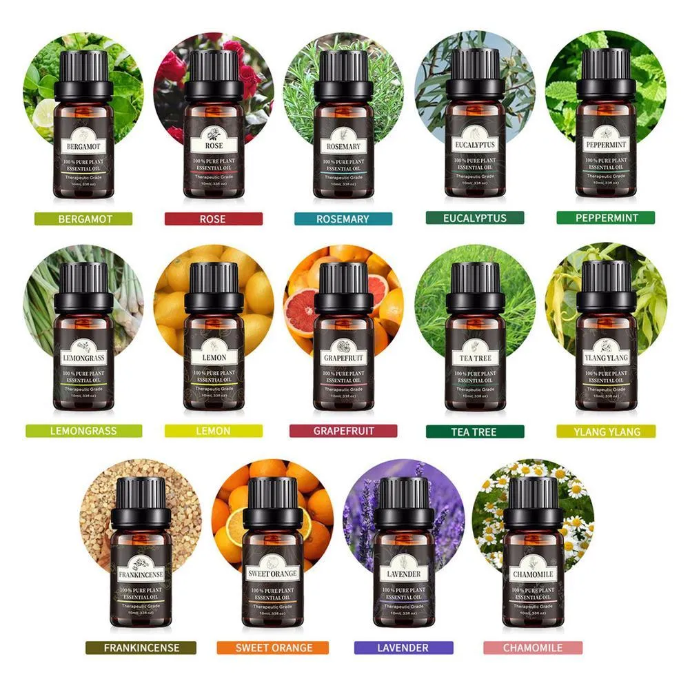 10ML Pure Essential Oil Diffuser Sets