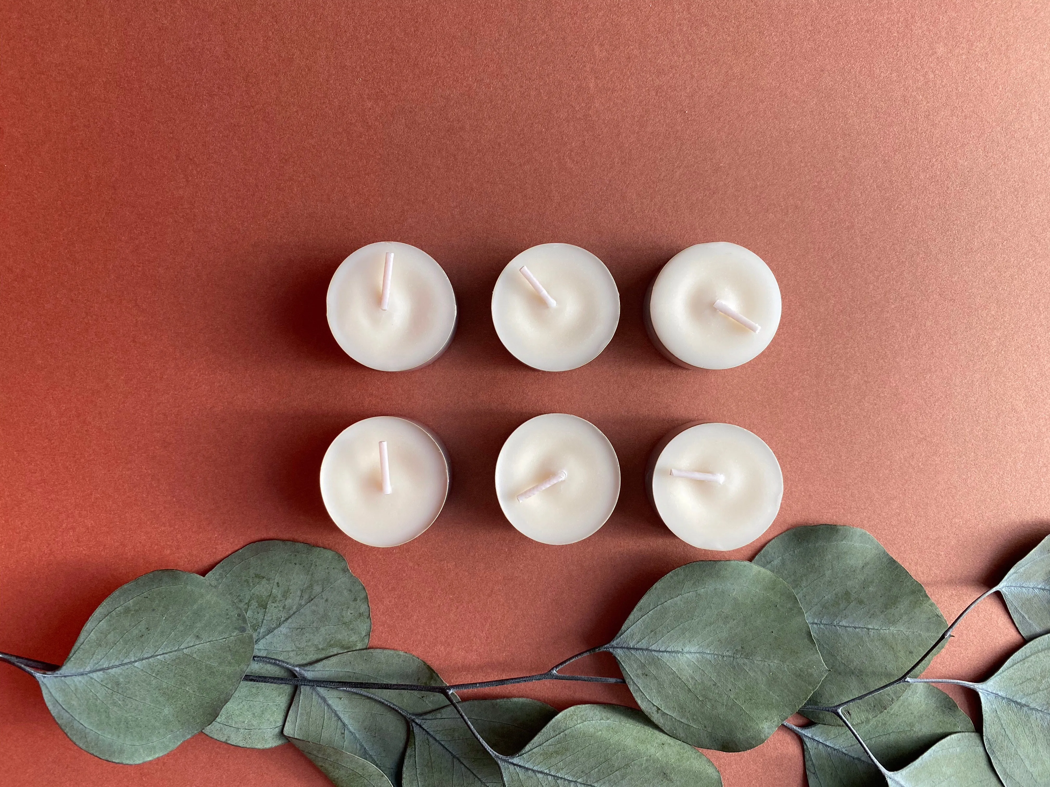 6 Ochre - Scented Aromatherapy Tealights