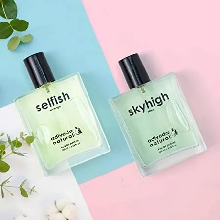Adiveda Natural Skyhigh & Selfish For Men & Women Combo Eau de Parfum - 200 ml