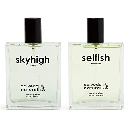Adiveda Natural Skyhigh & Selfish For Men & Women Combo Eau de Parfum - 200 ml