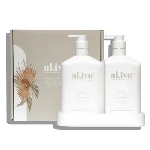 Al.ive Hand Duo 2 x 500ml Bottles - Mango & Lychee