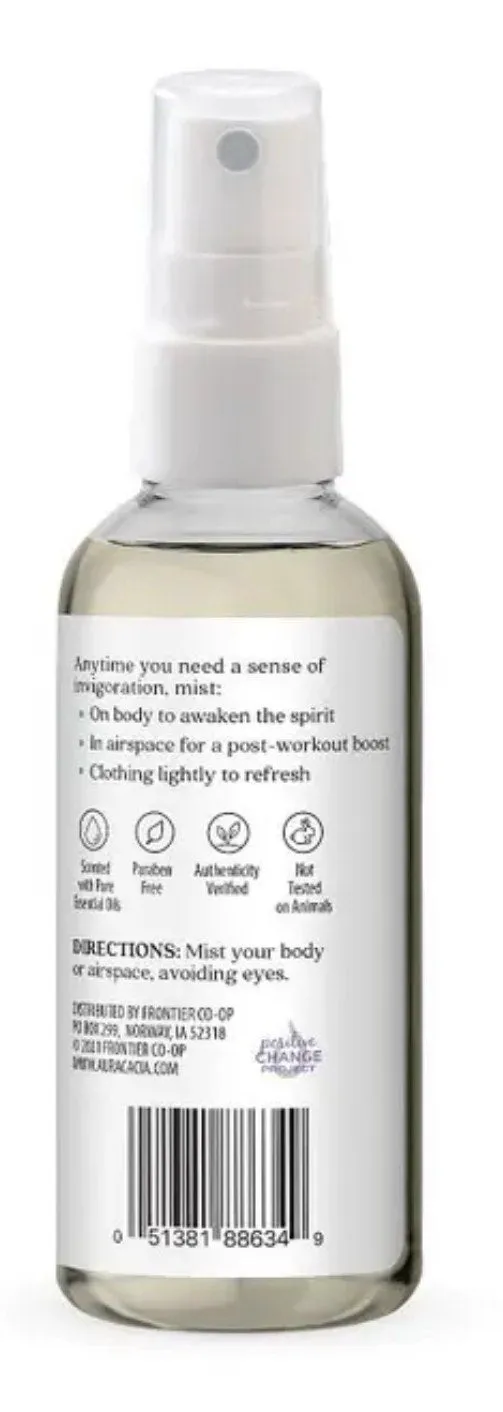 Aura Cacia Aromatherapy Mist Invigorating Ginger Mint 4 fl oz Spray