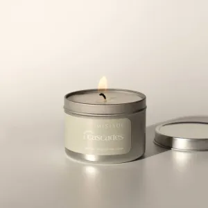 Cascades | natural beeswax blend candle tin 6 oz