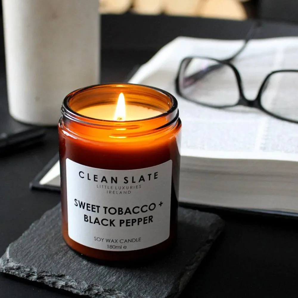 Clean Slate Sweet Tobacco & Black Pepper Candle