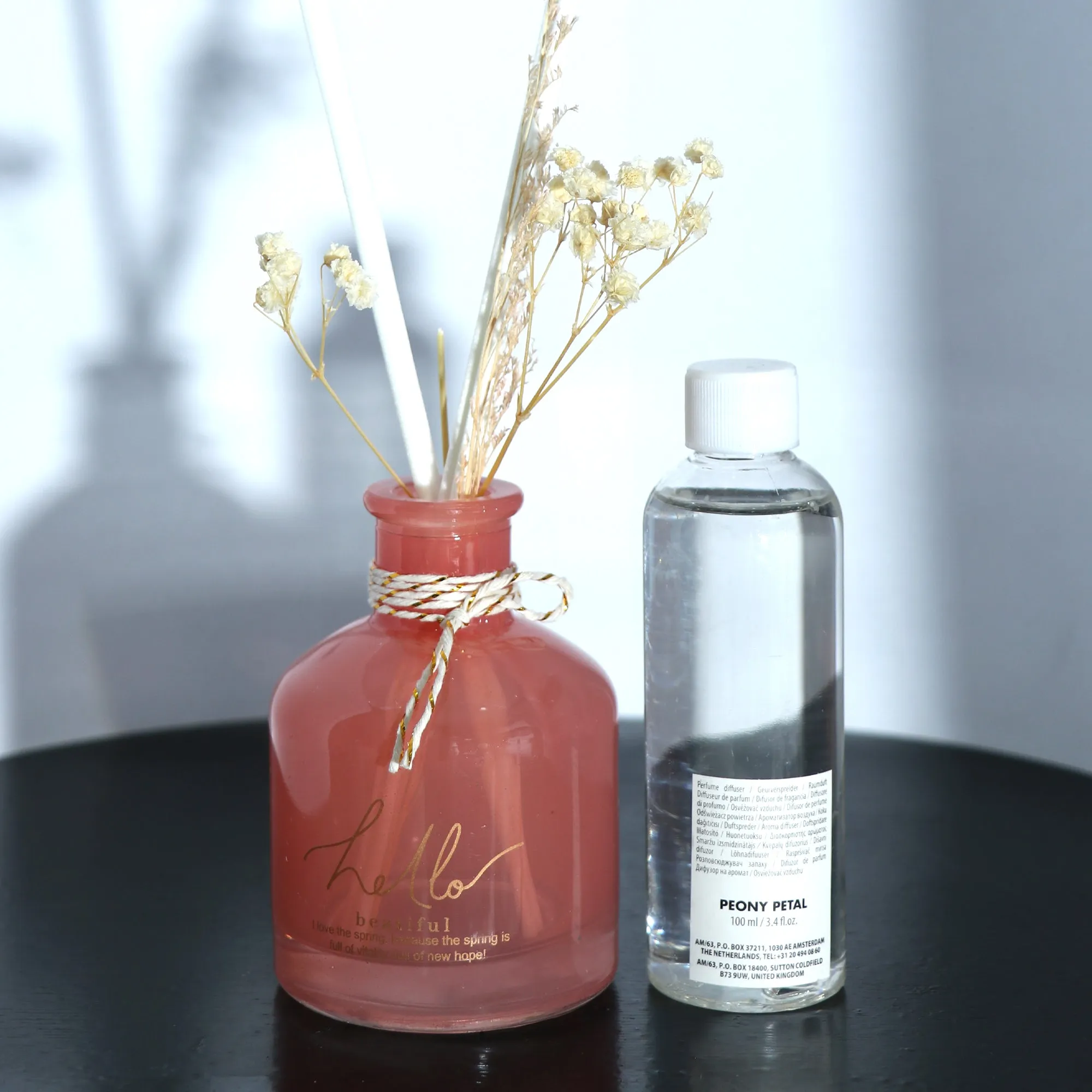 Cotton Home Reed Diffuser Set For Bedroom Living Room Office - Penoy Petal