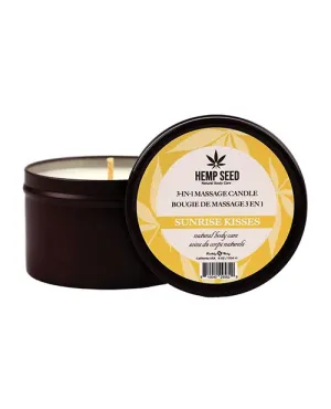 Earthly Body 3 IN 1 Massage Candle Sunrise Kisses