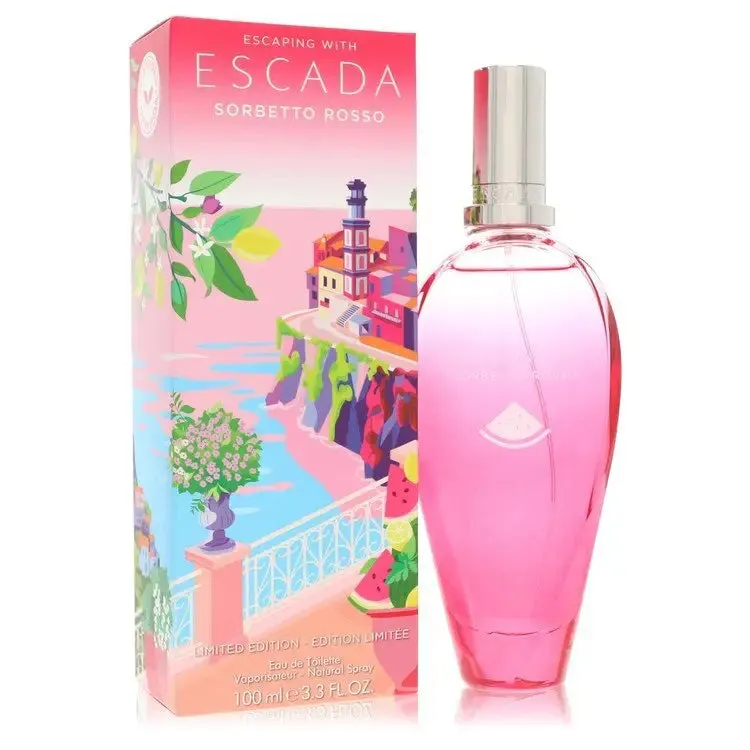 Escada sorbetto rosso eau de toilette spray (limited edition)
