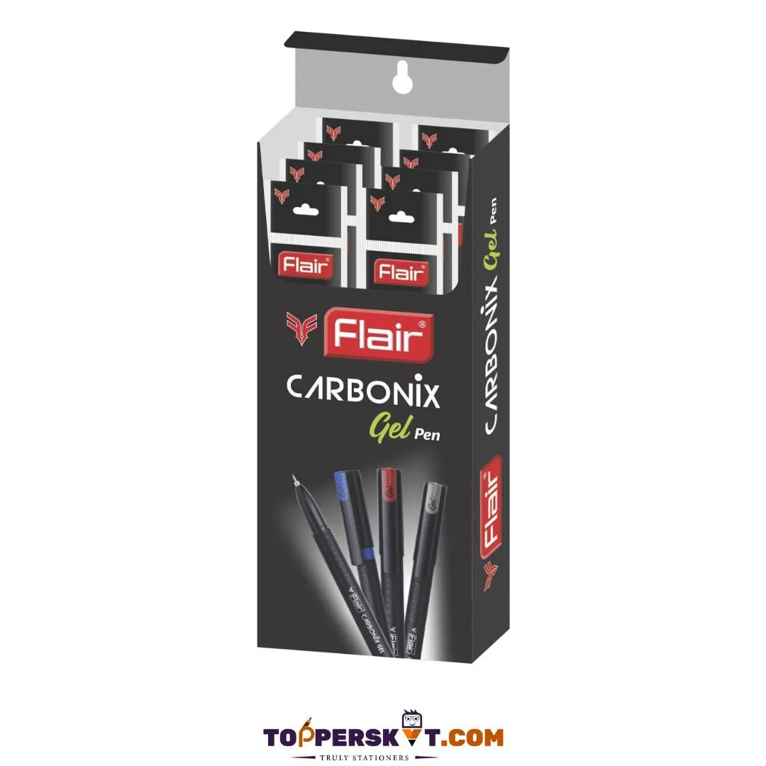 Flair Carbonix Gel Pen – Black ( Pack of 1 )