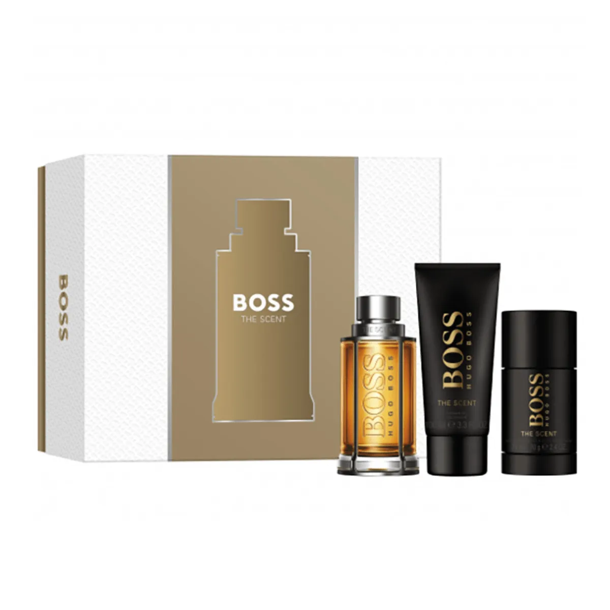 Hugo Boss The Scent for Him Gift Set (100ml EDT   100ml Shower Gel   75g Deodorant Stick)