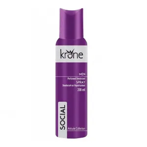 KRONE SOCIAL MEN DEODORANT BODY SPRAY 200ML