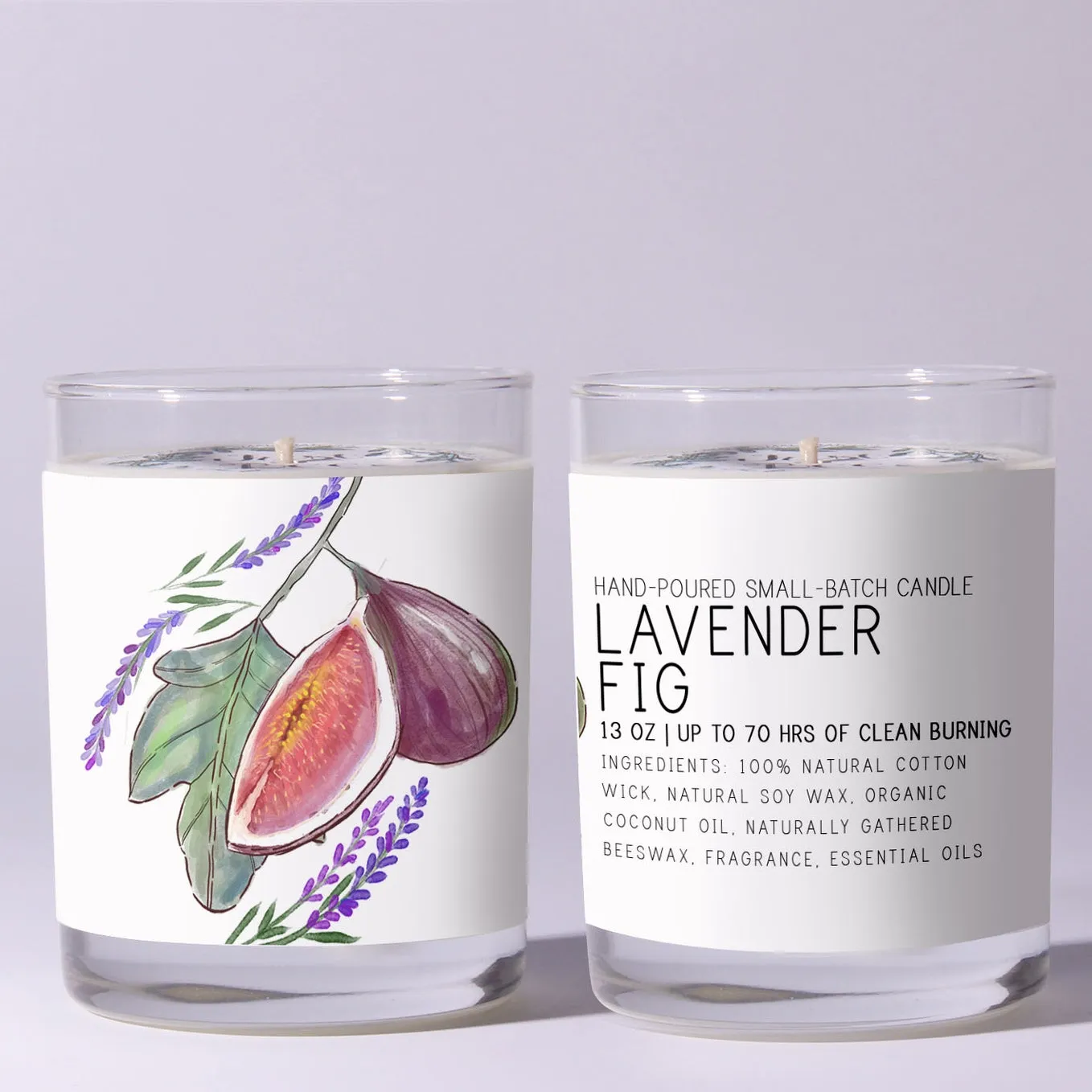 Lavender Fig 7oz - Just Bee Candle