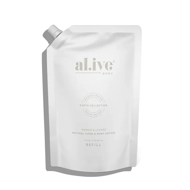 Lotion or Wash Refill 1 Litre | Mango & Lychee