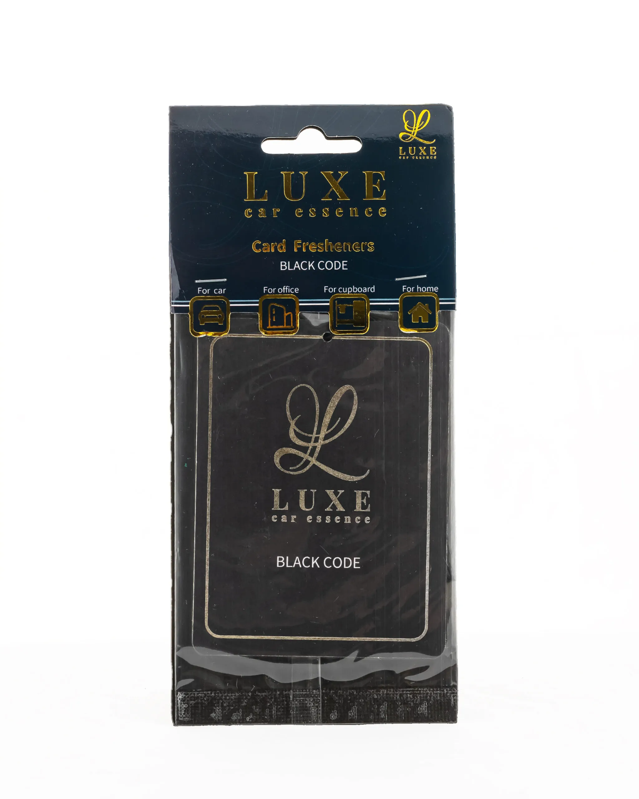 Luxe Card Freshener Black Code