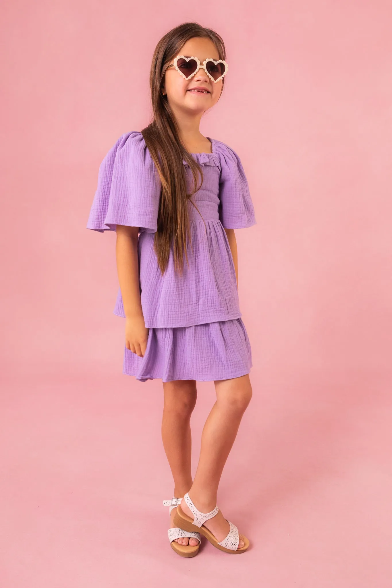 Mini Iris Dress in Lavender - FINAL SALE