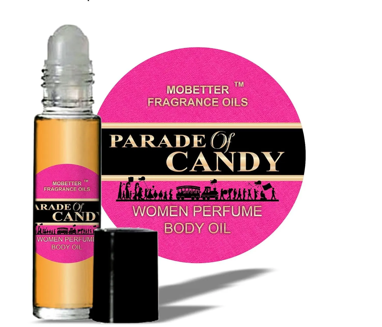 MOBETTER FRAGRANCE OILS' Impression of Happy by Clinique For Women Body Oil Fragrance 1/3 oz roll-on Glass Bottle