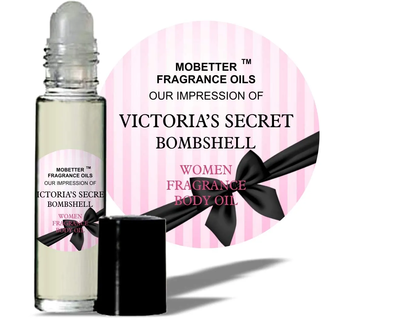 MOBETTER FRAGRANCE OILS' Impression of Happy by Clinique For Women Body Oil Fragrance 1/3 oz roll-on Glass Bottle