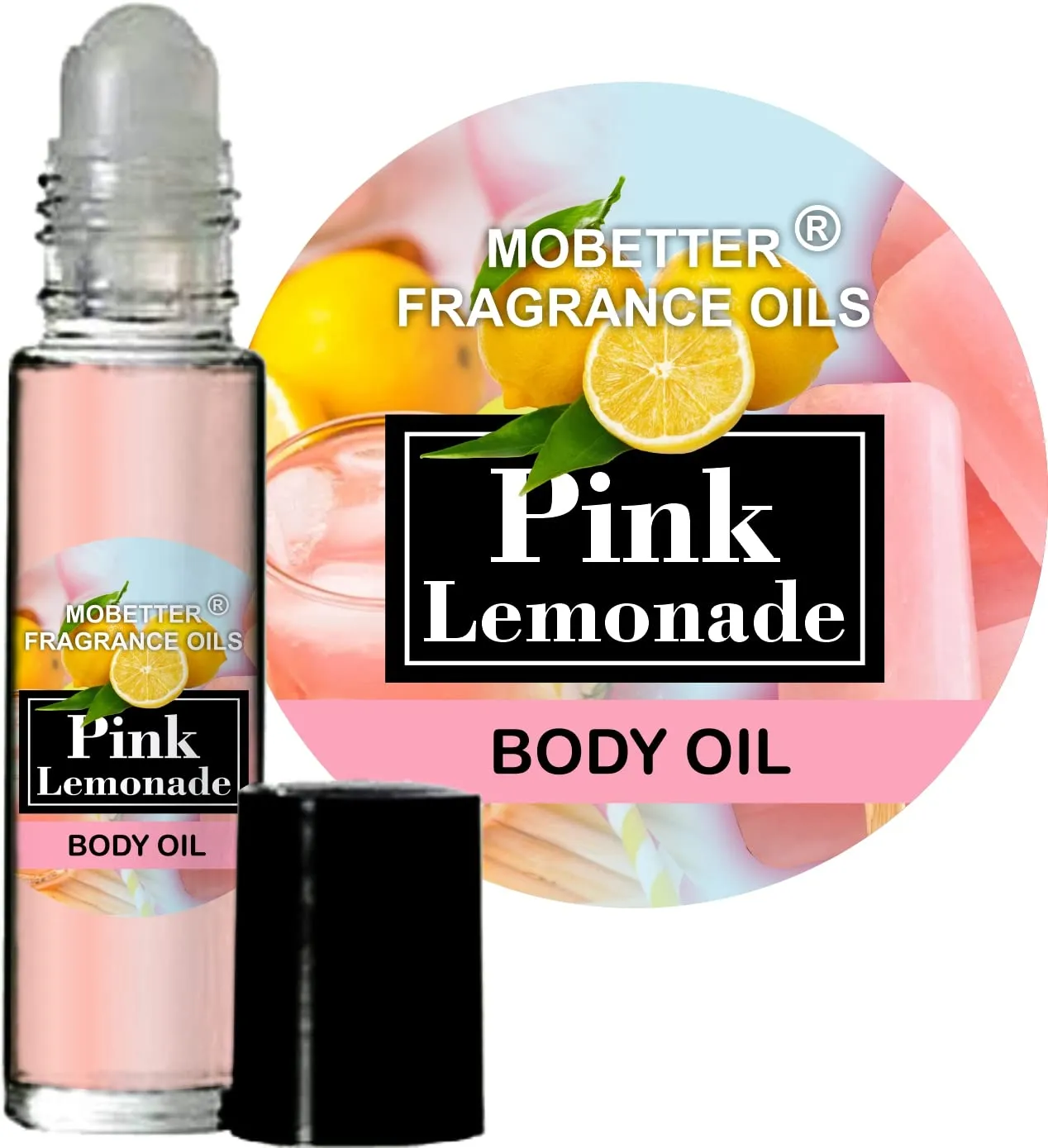 MOBETTER FRAGRANCE OILS' Impression of Happy by Clinique For Women Body Oil Fragrance 1/3 oz roll-on Glass Bottle