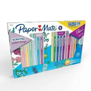 Paper Mate Flair Felt Tip Pens 36PK 0.7mm Medium Point with 12 Scented Colors