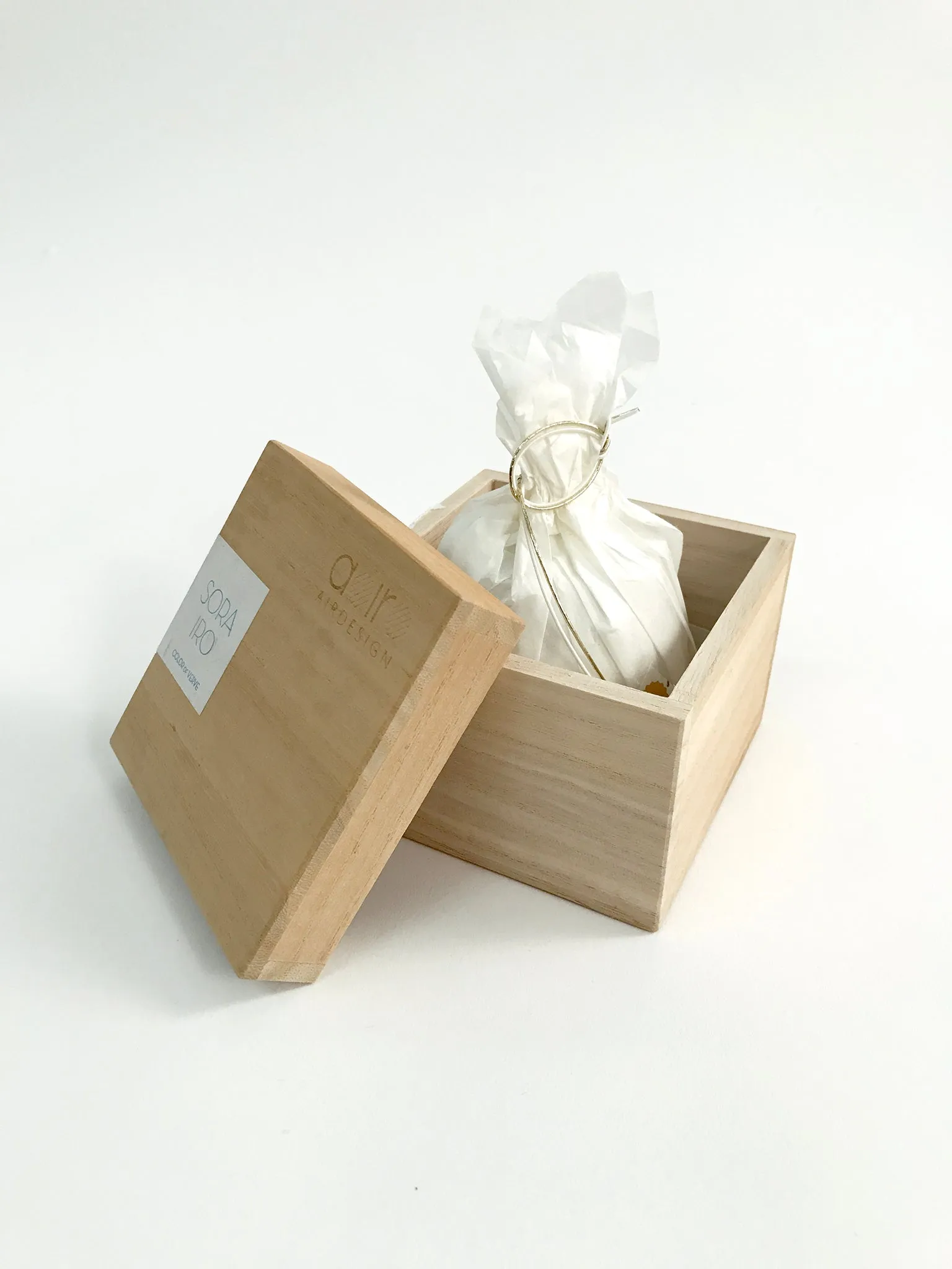 Scented candle, kohaku-iro