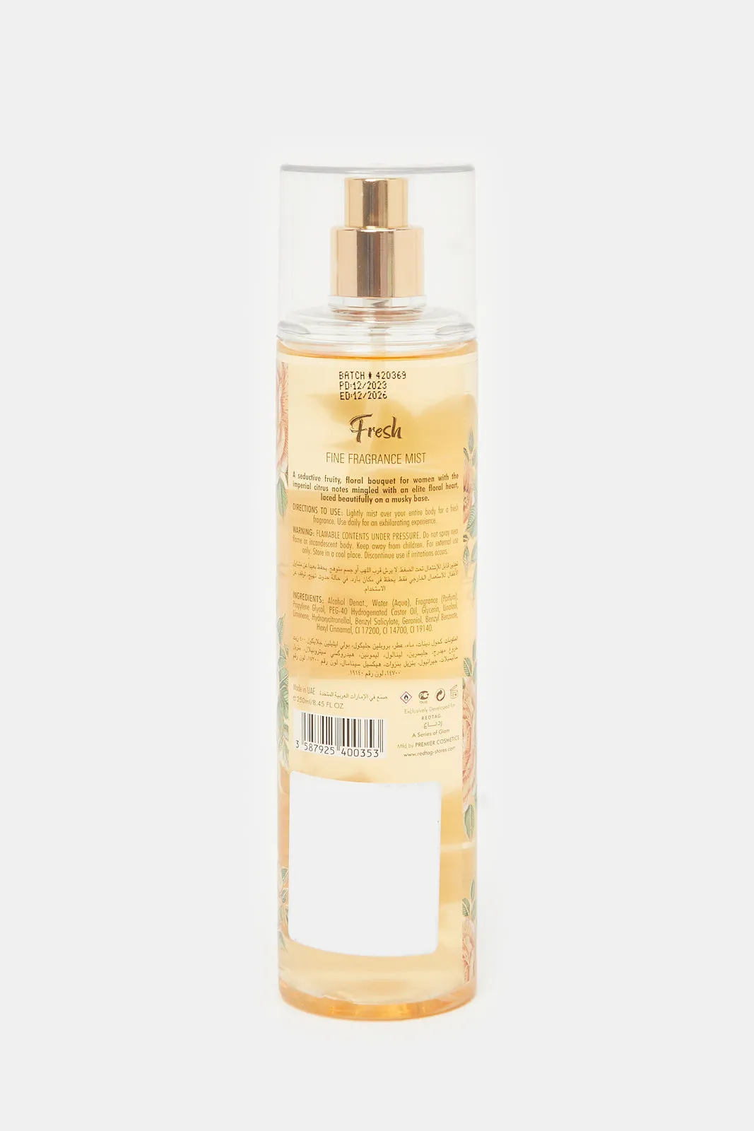 Women Queens Castle Fresh Body Mist (250ml)