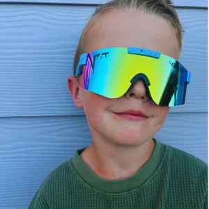 Yellow   Blue kids pit vipers