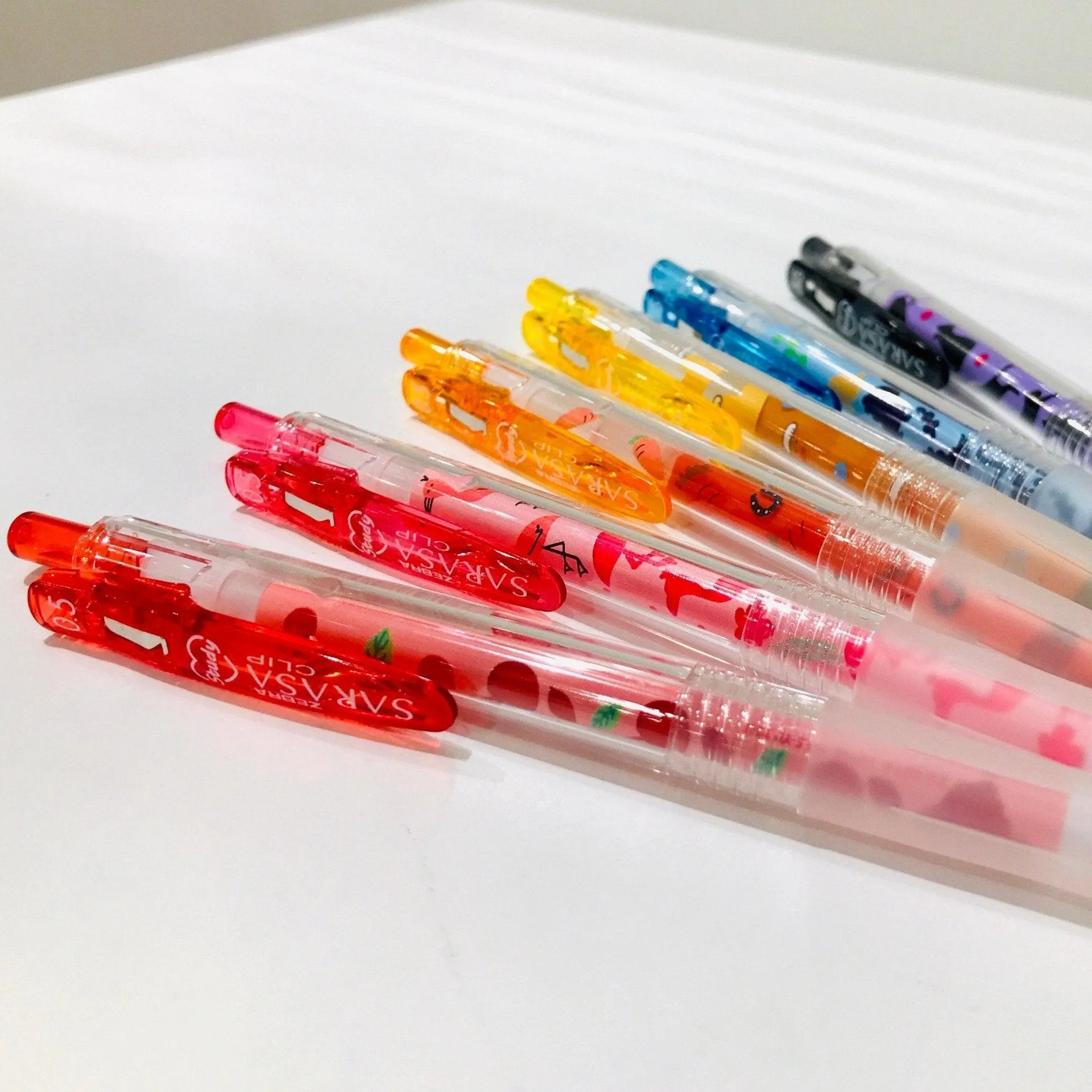 Zebra sarasa x yupon 0.5MM cute animal limited pen holder graffiti illustration pen refill pen holder