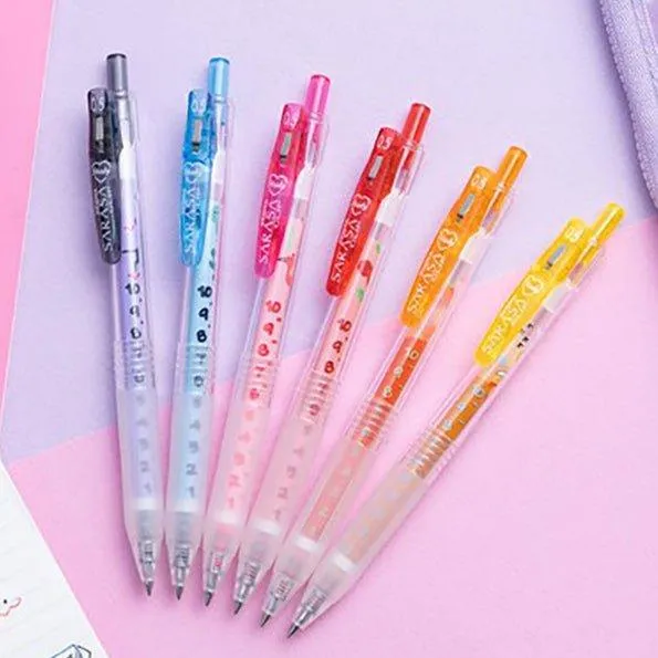 Zebra sarasa x yupon 0.5MM cute animal limited pen holder graffiti illustration pen refill pen holder